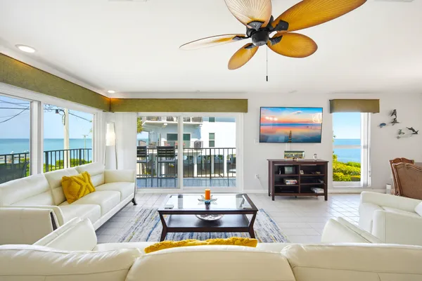 a living room with fireplace furniture and a flat screen tv