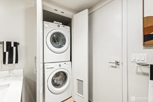 front view of large building with a garden