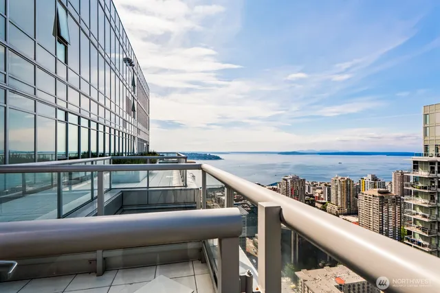 a view of a terrace with couches