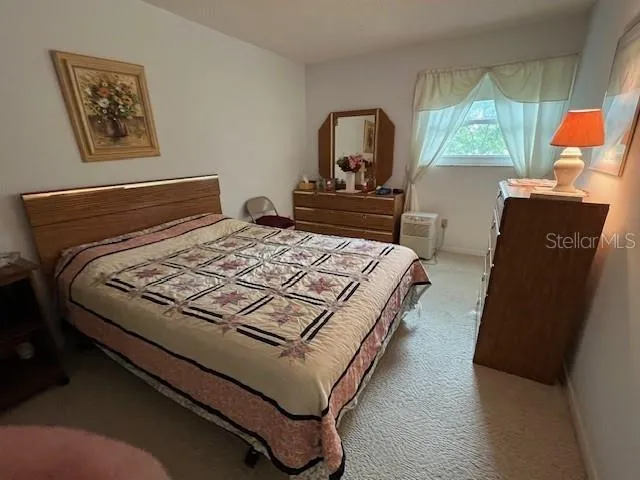 a room with furniture