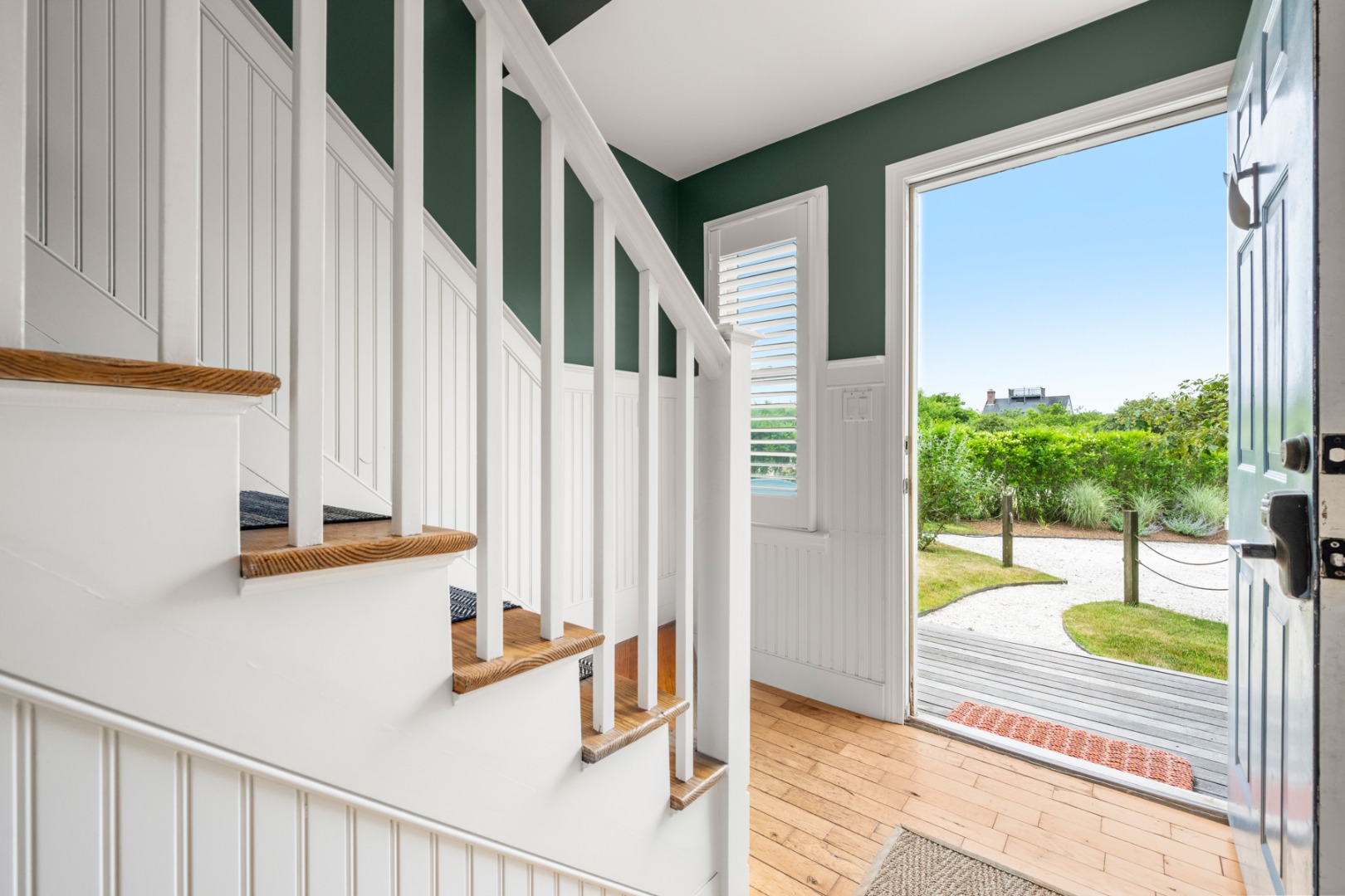 4 Berkley Street Nantucket, MA 02554 - Photo 25 of 47 a view of a balcony and yard