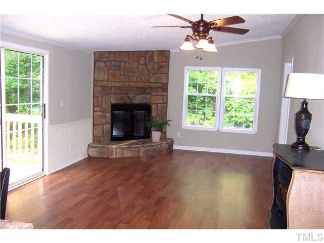 2559 Smith Road Oxford, NC 27565 - Photo 15 of 25 No detail is overlooked in this quality renovation. Note the unusual ceiling fan. Den/Family/Great Room