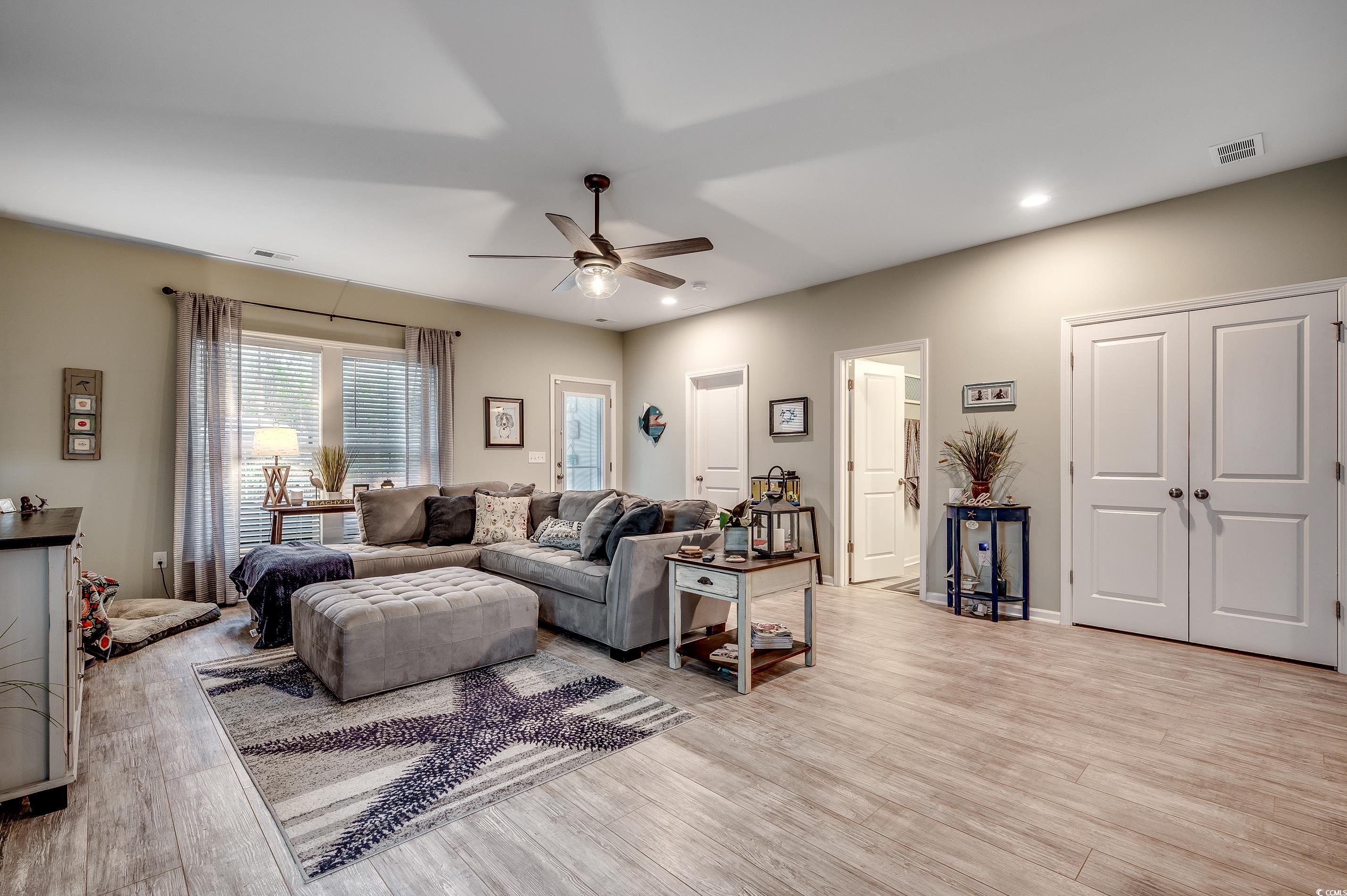 205 Splendor Circle Murrells Inlet, SC 29576 - Photo 22 of 40 Living area featuring visible vents, recessed ligh