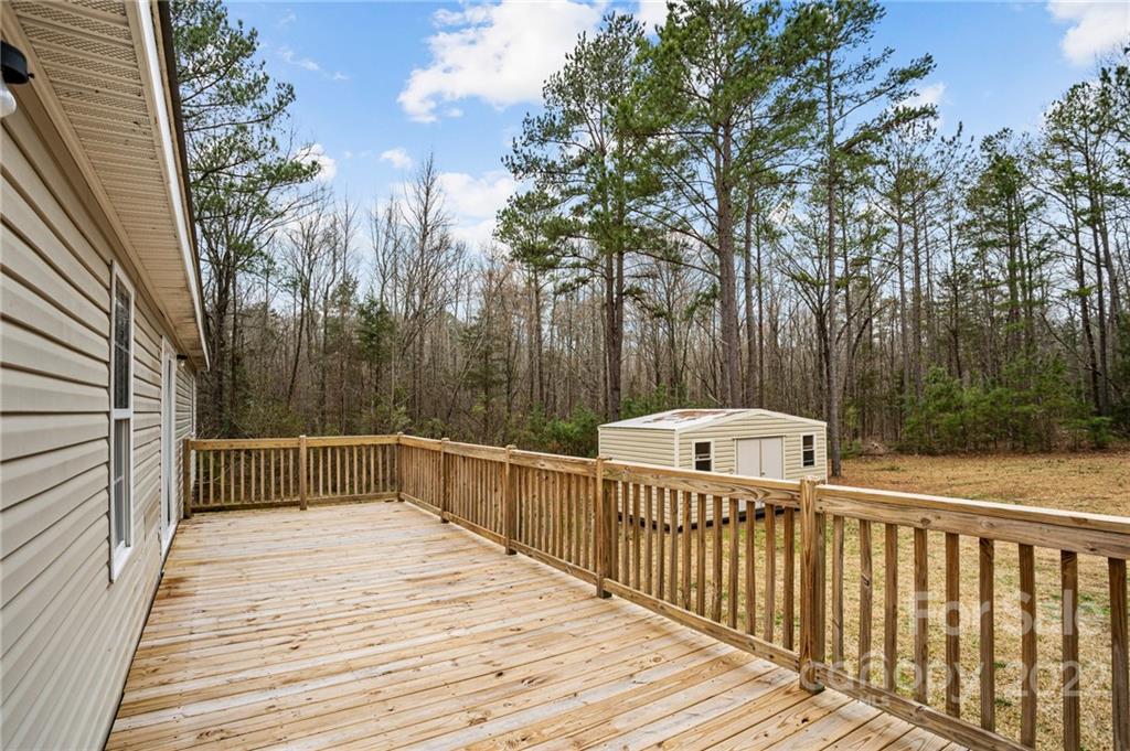 3205 Unity Church Road Lancaster, SC 29720 - Photo 27 of 45 a view of balcony with wooden floor and fence