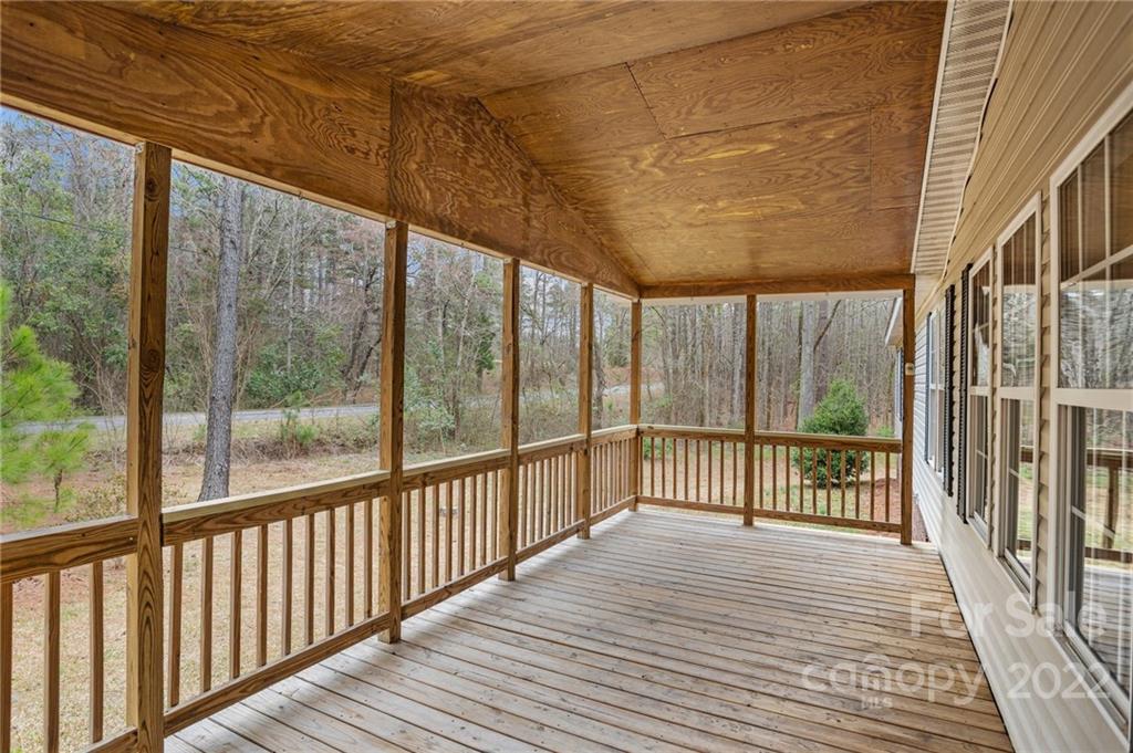 3205 Unity Church Road Lancaster, SC 29720 - Photo 4 of 45 a view of a porch with wooden floor of the house