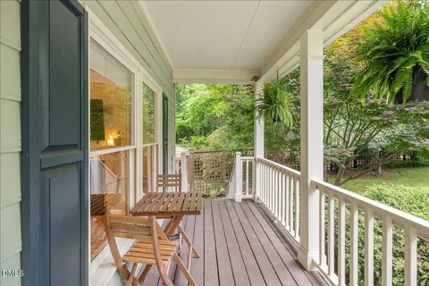 a view of a two chair in the balcony