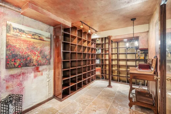 a view of empty room with windows