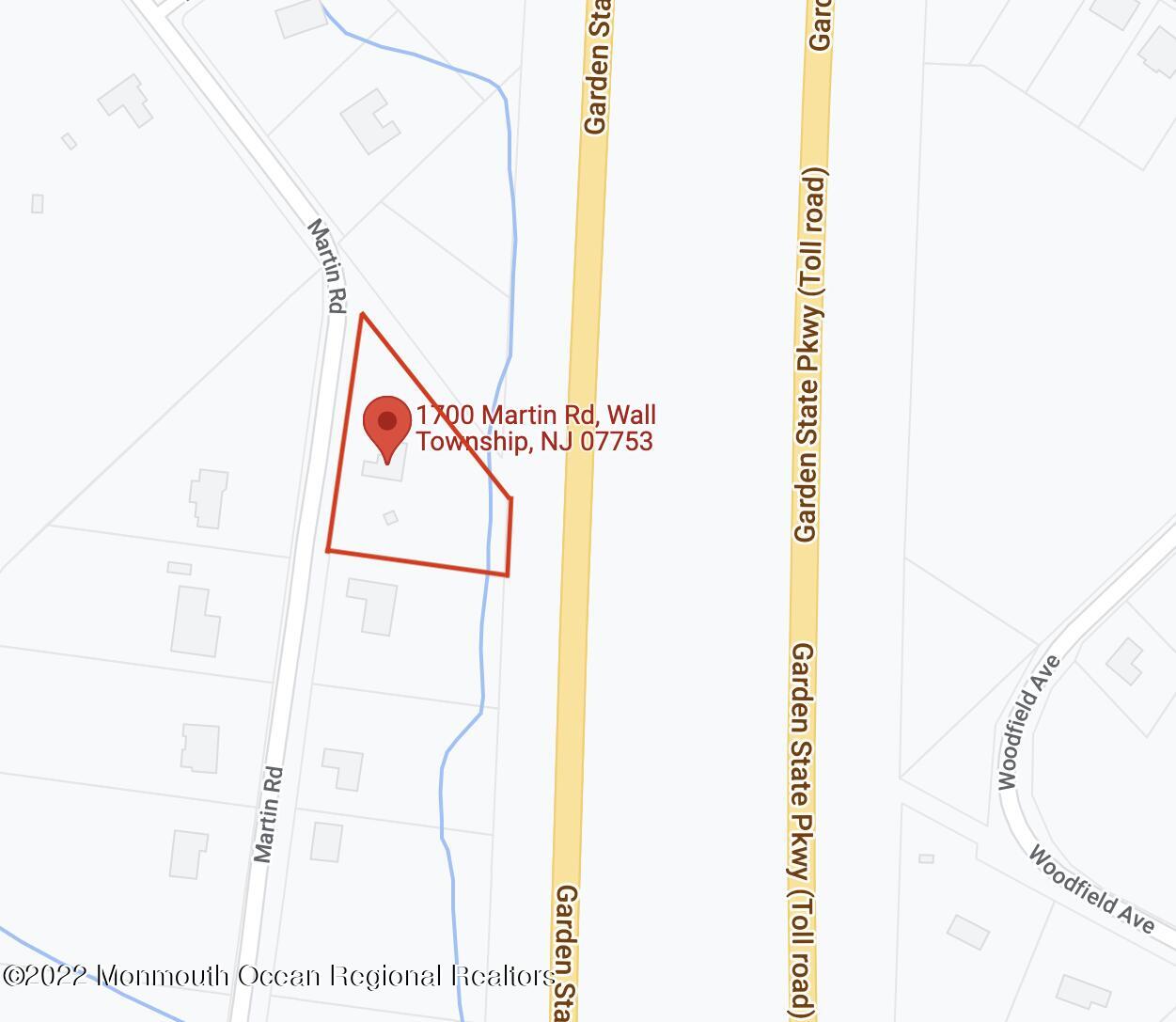 1700 Martin Road Neptune, NJ 07753 - Photo 4 of 4 Martin Map