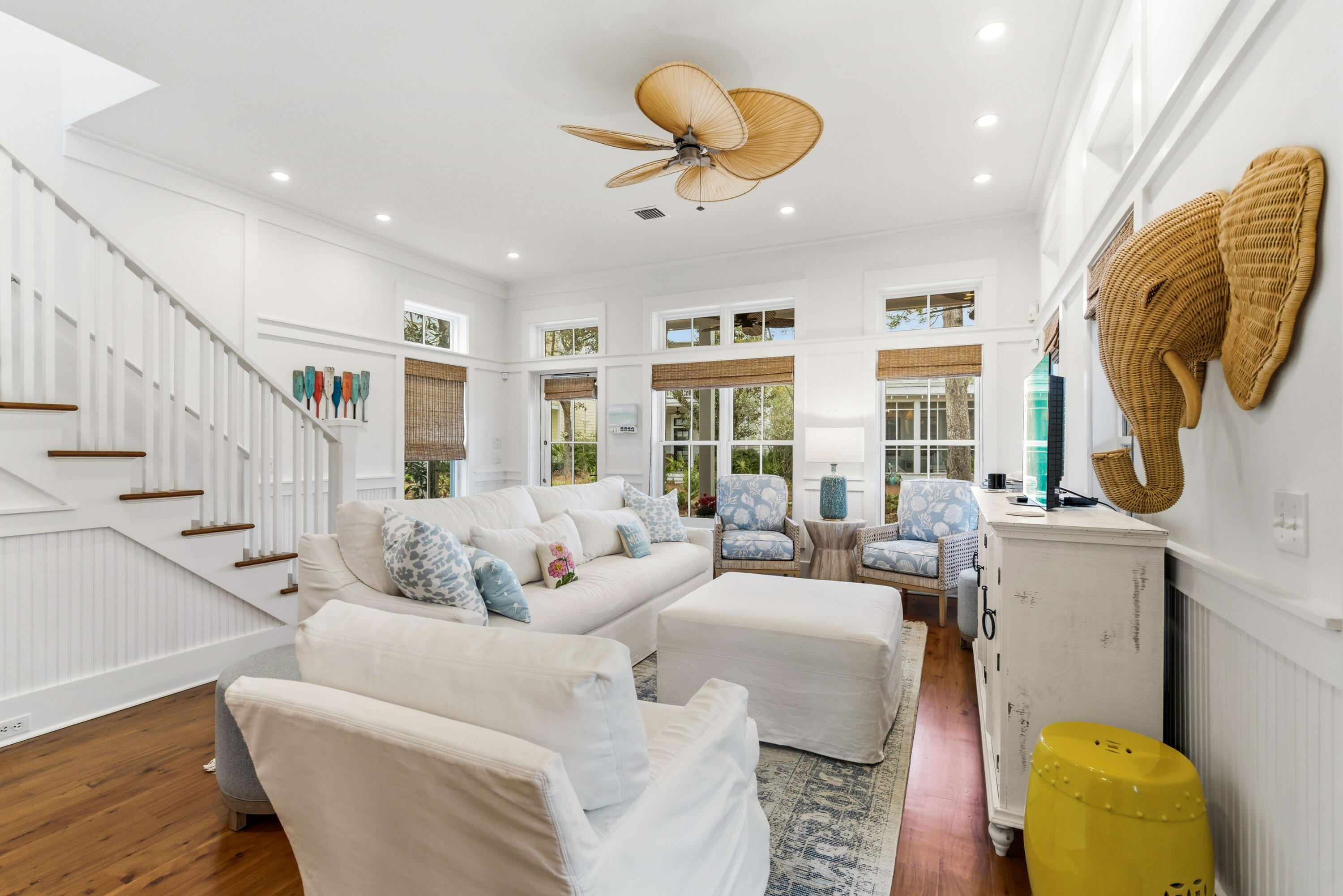 23 Winterberry Circle Santa Rosa Beach, FL 32459 - Photo 22 of 64 Living Area & Stairs to 2nd Floor