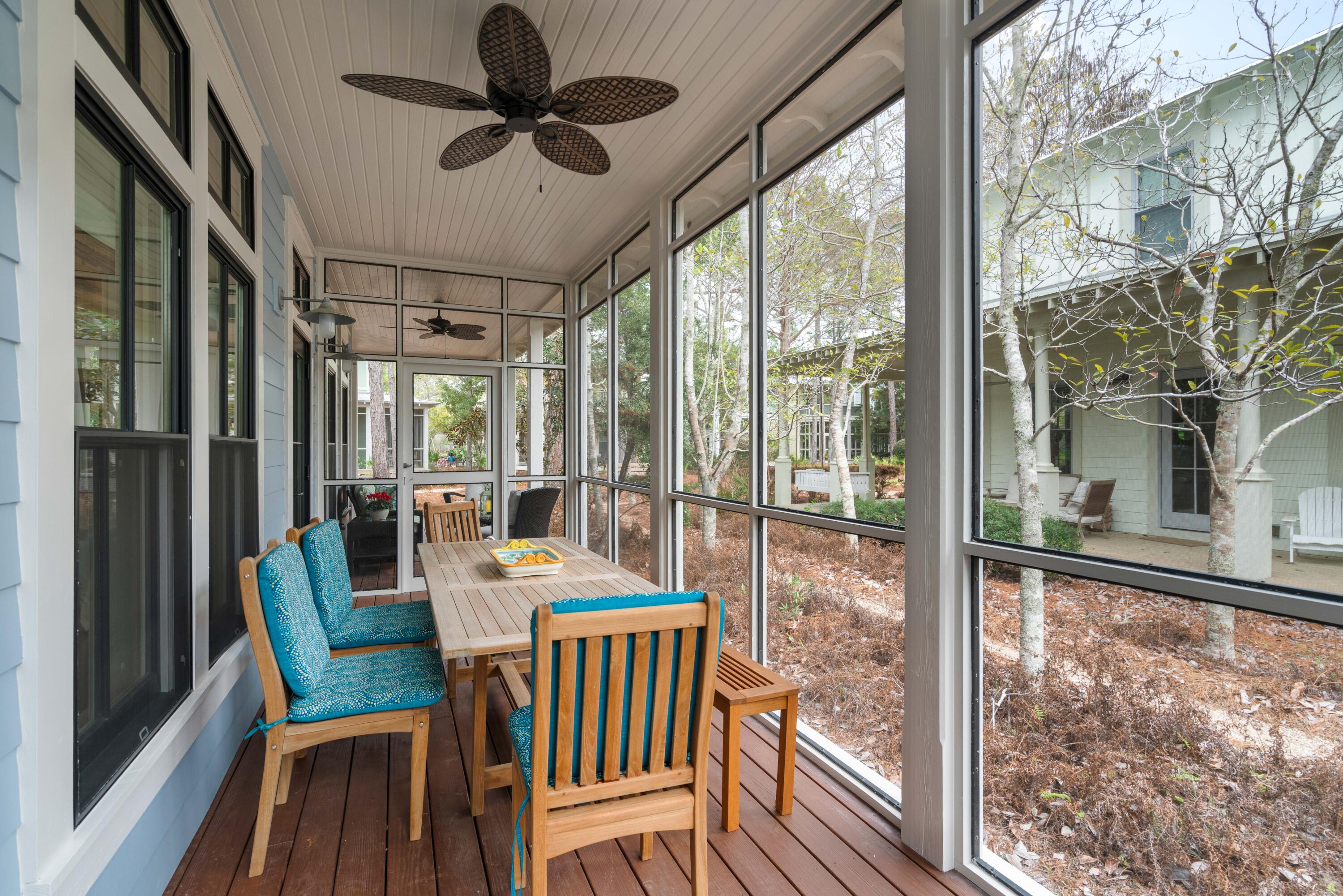 23 Winterberry Circle Santa Rosa Beach, FL 32459 - Photo 45 of 64 Screened Dining Porch