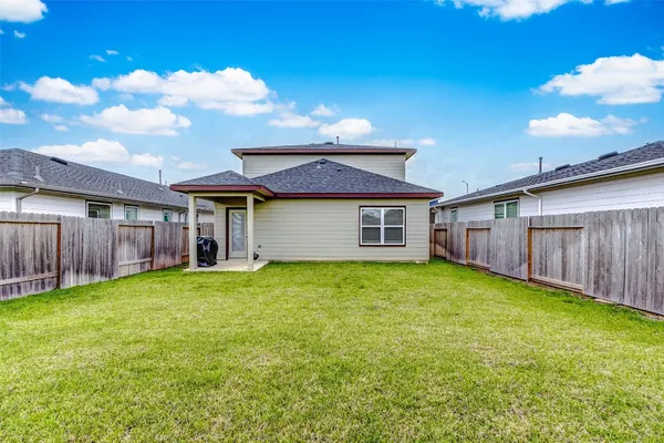 a backyard of a house