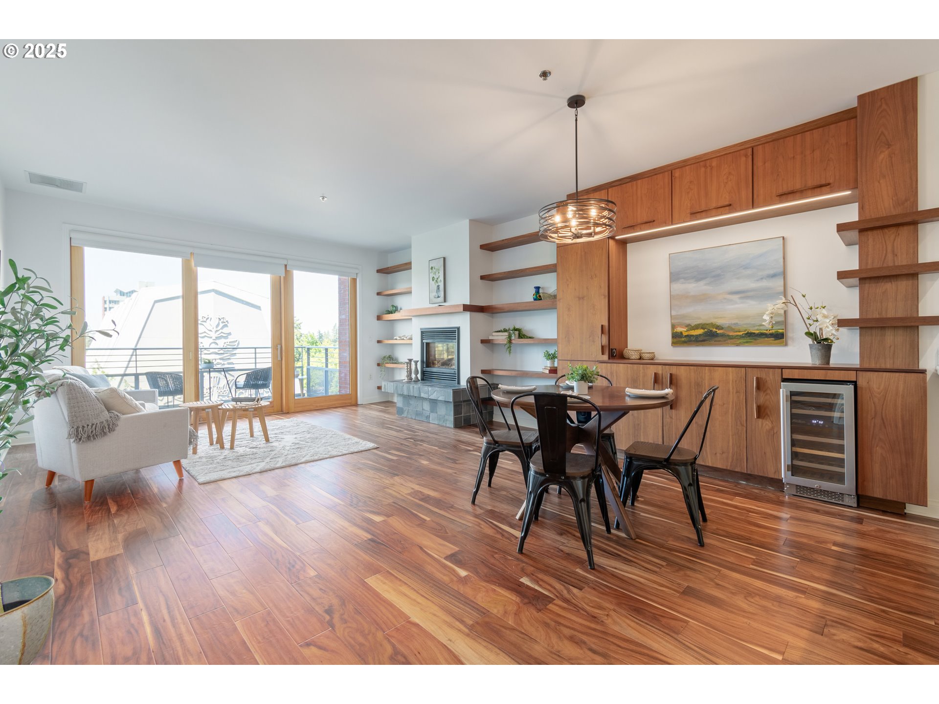 1375 Olive Street, Unit 505 Eugene, OR 97401 - Photo 9 of 33 a view of a dining room with furniture window and wooden floor