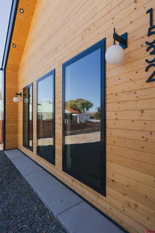 a view of front door