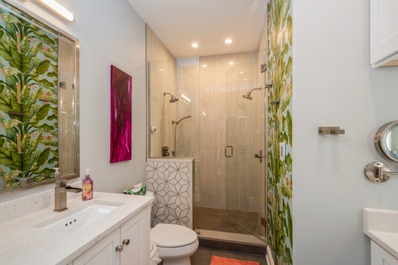 1355 North Mohawk Street, Unit 3S Chicago, IL 60610 - Photo 10 of 18 a bathroom with a sink toilet and shower