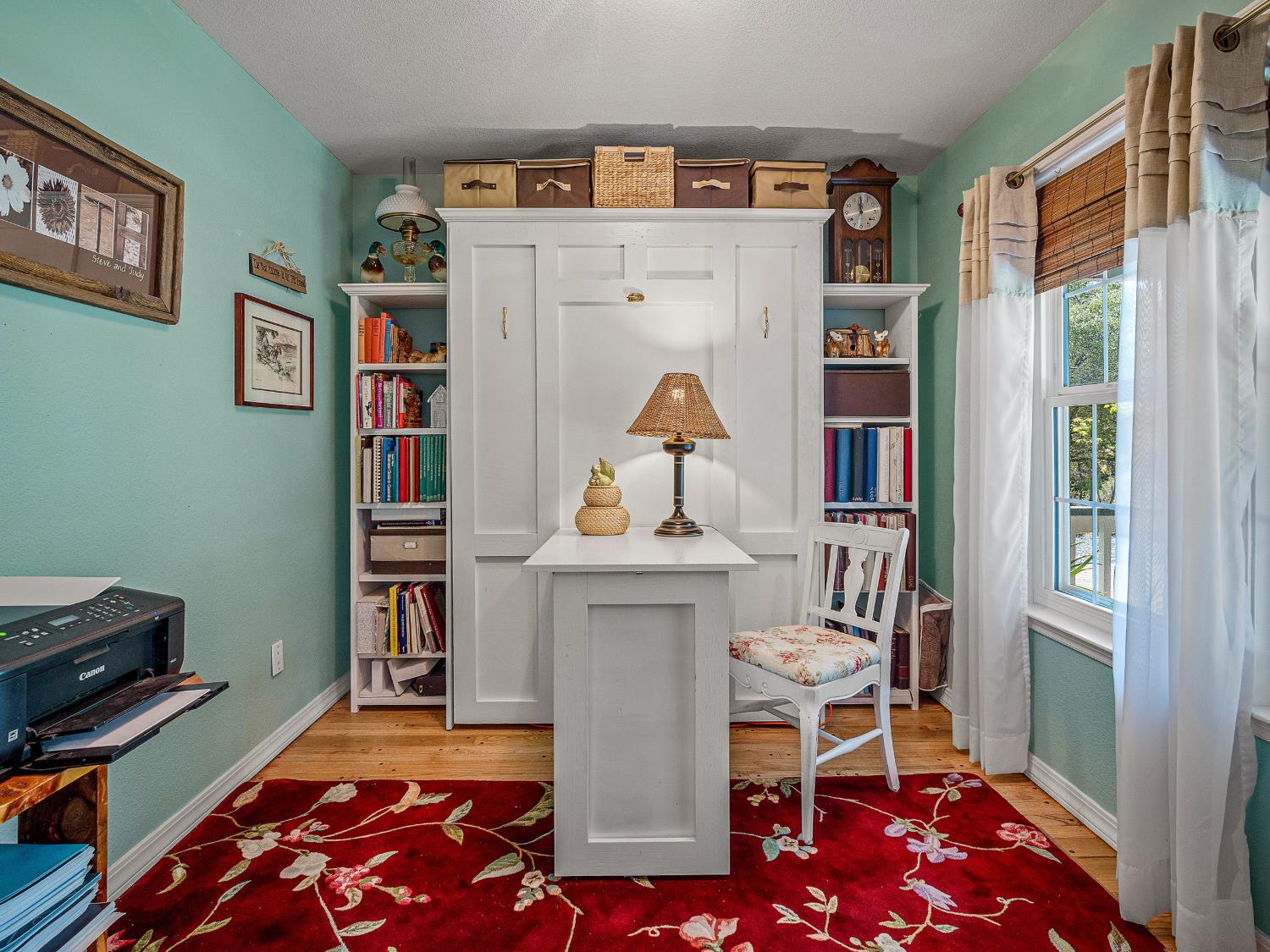 4711 Meadowview Acres Road Cool, CA 95614 - Photo 20 of 68 Den with murphy bed / desk / shelves combination