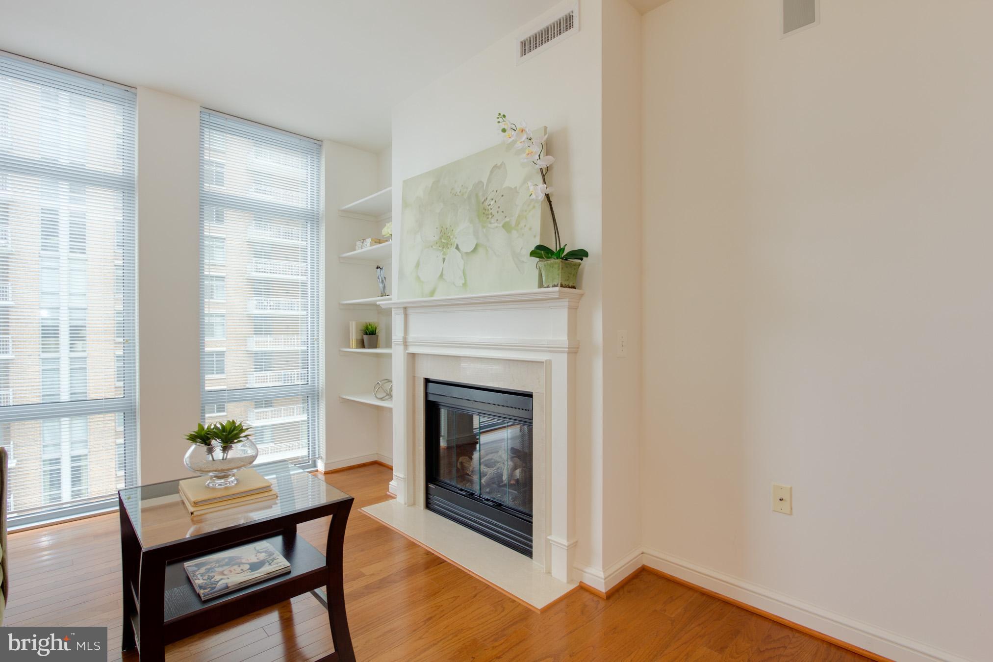 11990 Market Street, Unit 917 Reston, VA 20190 - Photo 8 of 39 Living Room Electric Fireplace