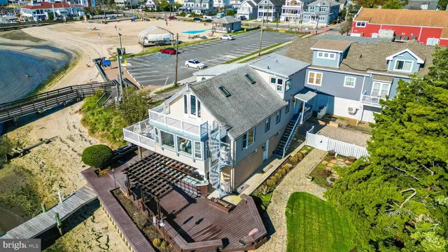 a view of a city and an ocean view