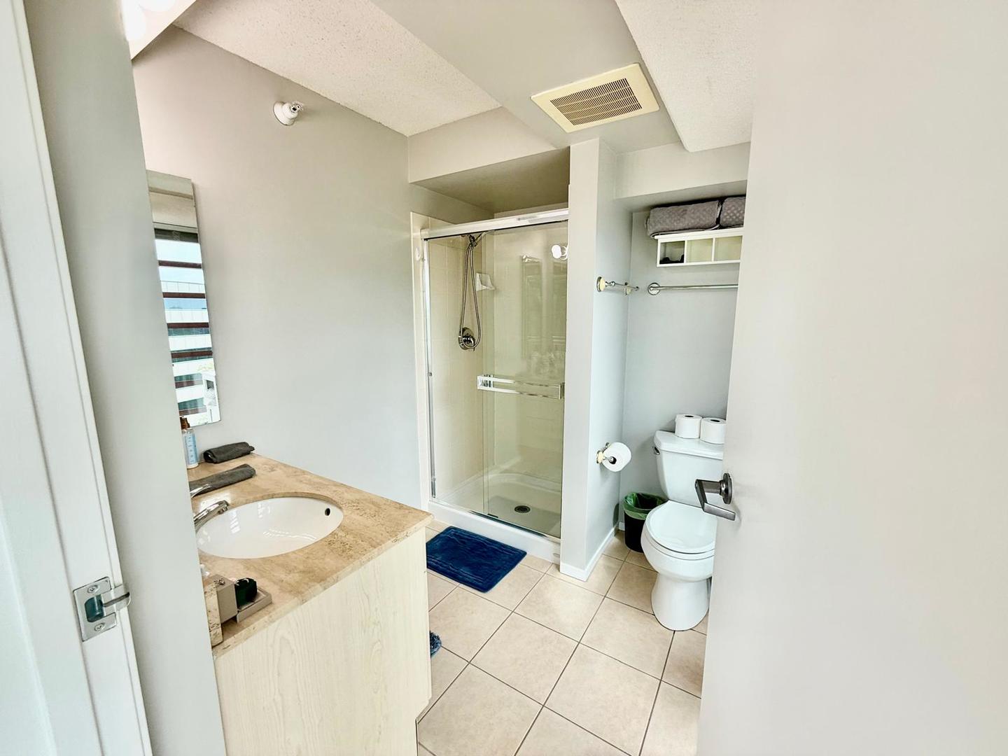 1720 Maple Avenue, Unit 780 Evanston, IL 60201 - Photo 10 of 57 a bathroom with a sink toilet and shower