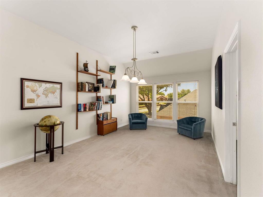 7436 Stoney Point Drive Plano, TX 75025 - Photo 10 of 40 a view of workspace with furniture and window
