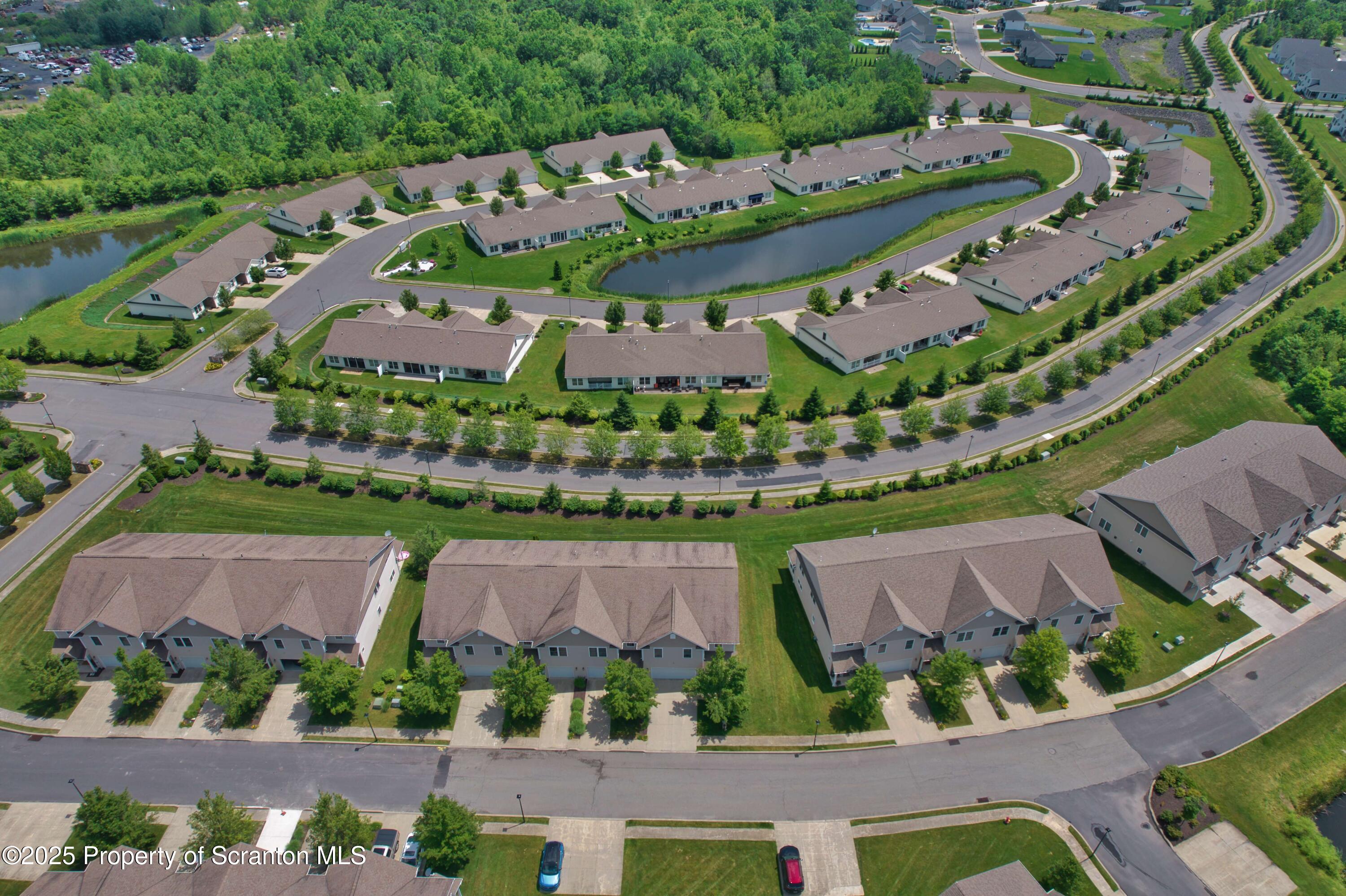 233 Shadow Wood Circle Archbald, PA 18403 - Photo 56 of 62 an aerial view of house with a street