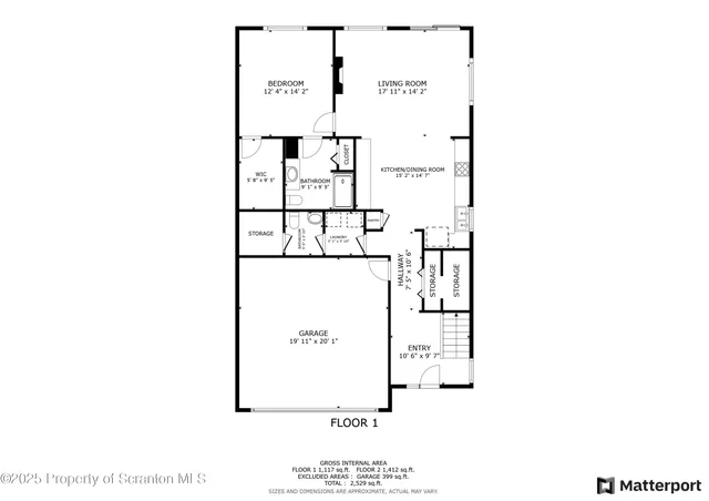 a picture of a bench in front of a wall