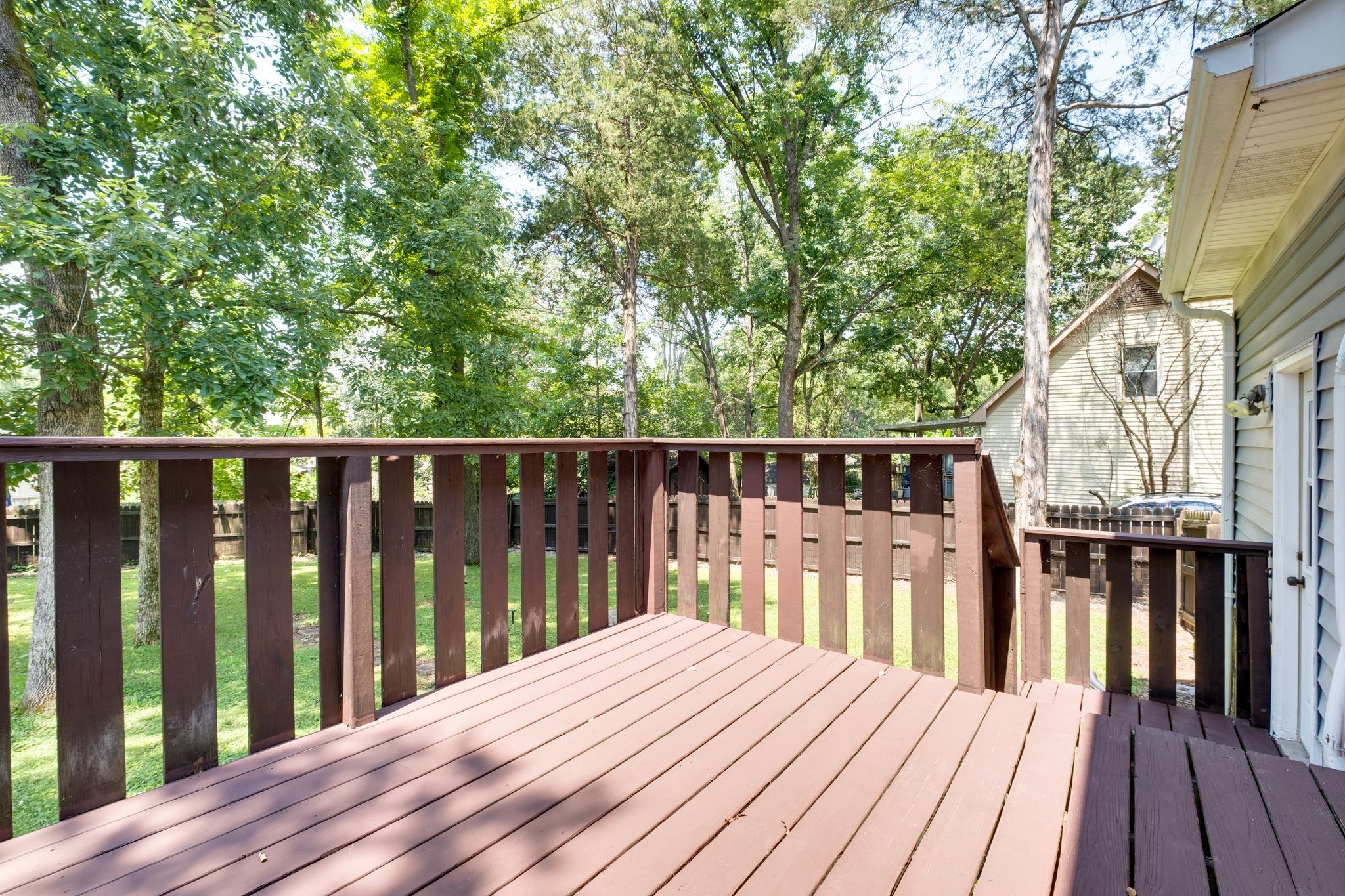 2445 Nonaville Road Mount Juliet, TN 37122 - Photo 26 of 29 a view of wooden deck and a backyard