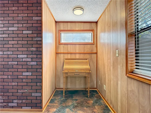 a view of front door of house