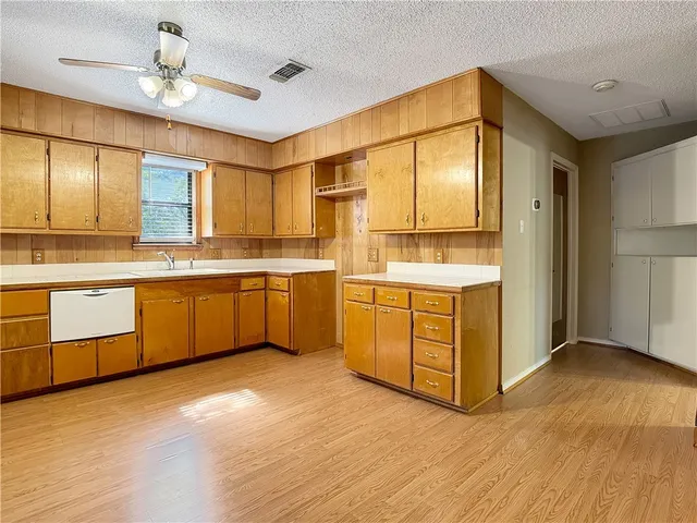 a backyard of a house