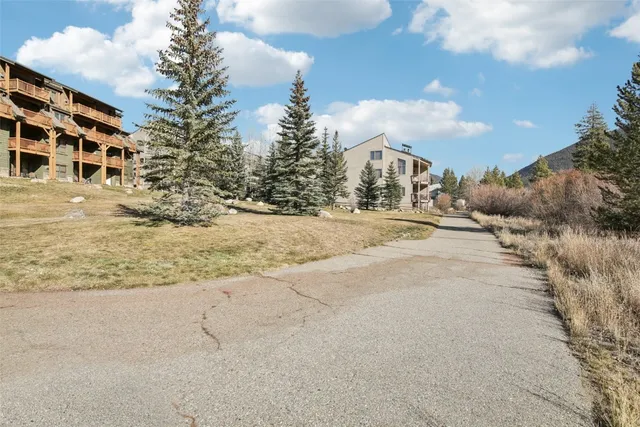 a front view of a building