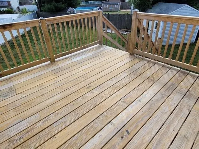 a view of a backyard with a garden
