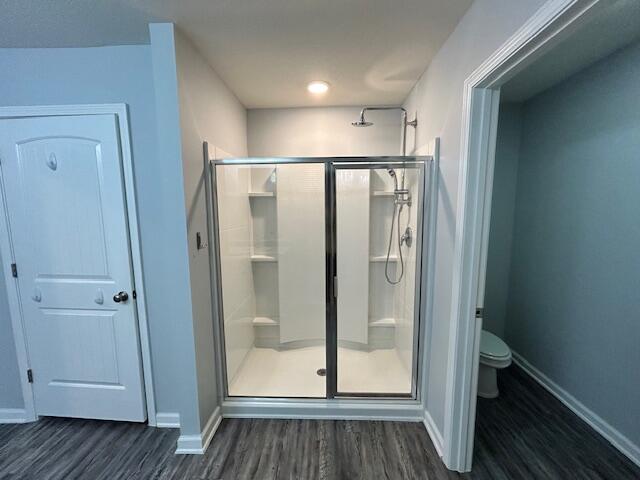 340 Merlin Court Crestview, FL 32539 - Photo 60 of 63 a view of a hallway with wooden floor and closet