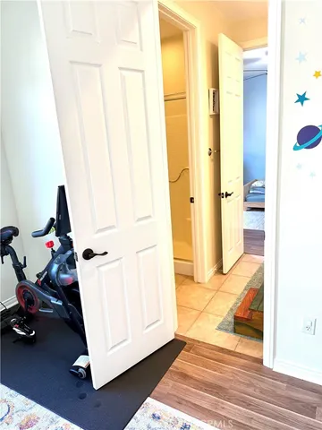 a very nice looking room with wooden floor