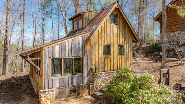 a view of a balcony with chairs