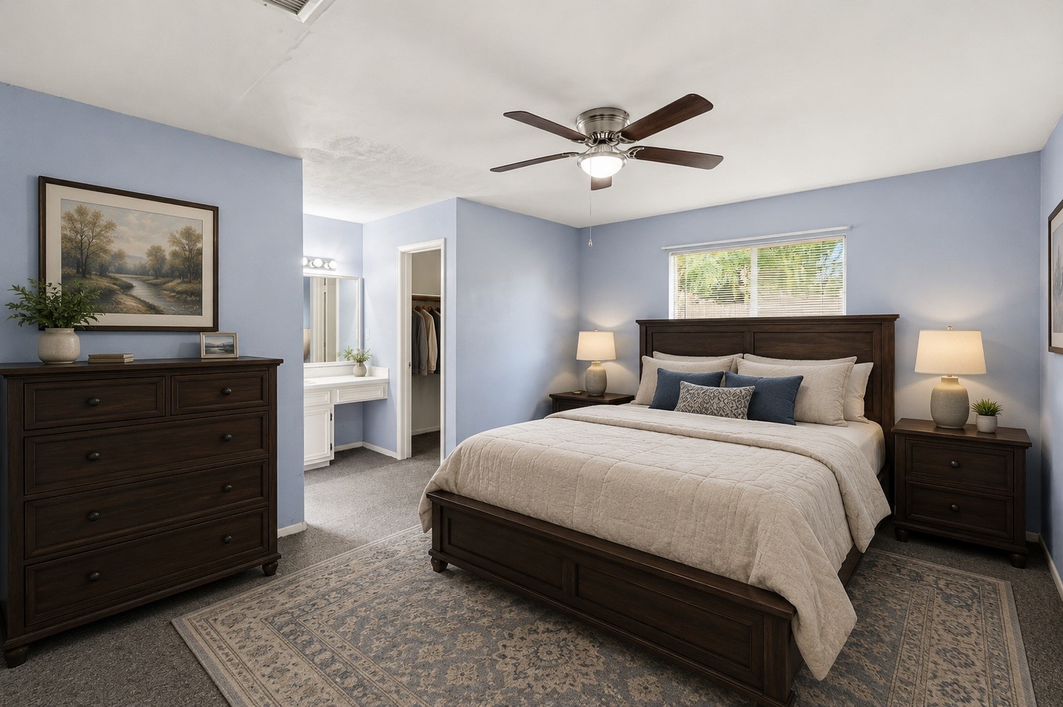 2907 West Greens Road Houston, TX 77067 - Photo 14 of 29 Master Bedroom Staged