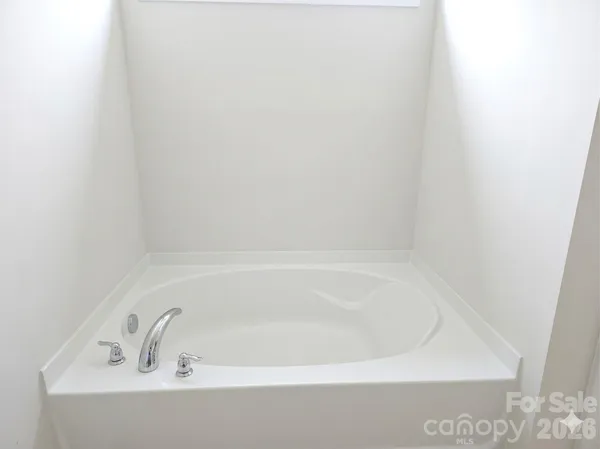 a close up of a bathtub in a bathroom