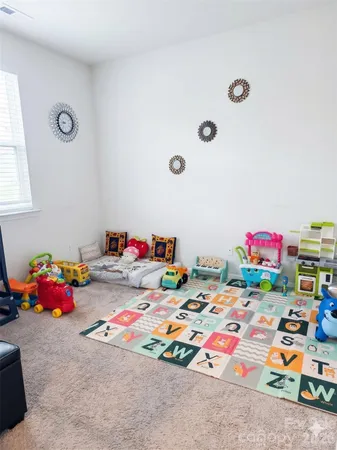 a room with toys and a couch
