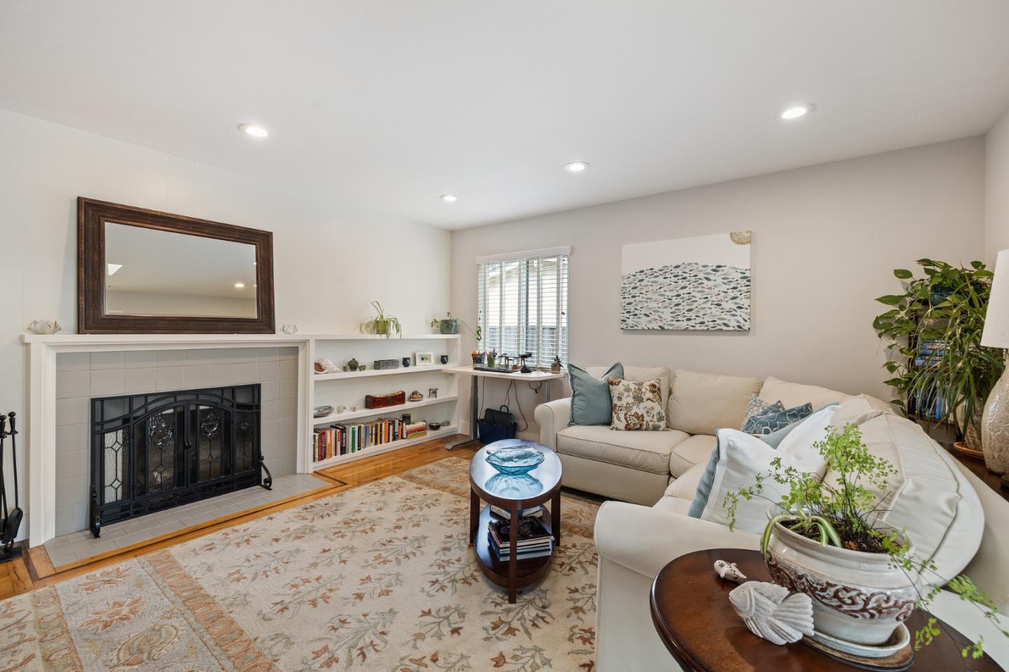 26571 Oliver Road Carmel, CA 93923 - Photo 15 of 63 a living room with furniture and a fireplace