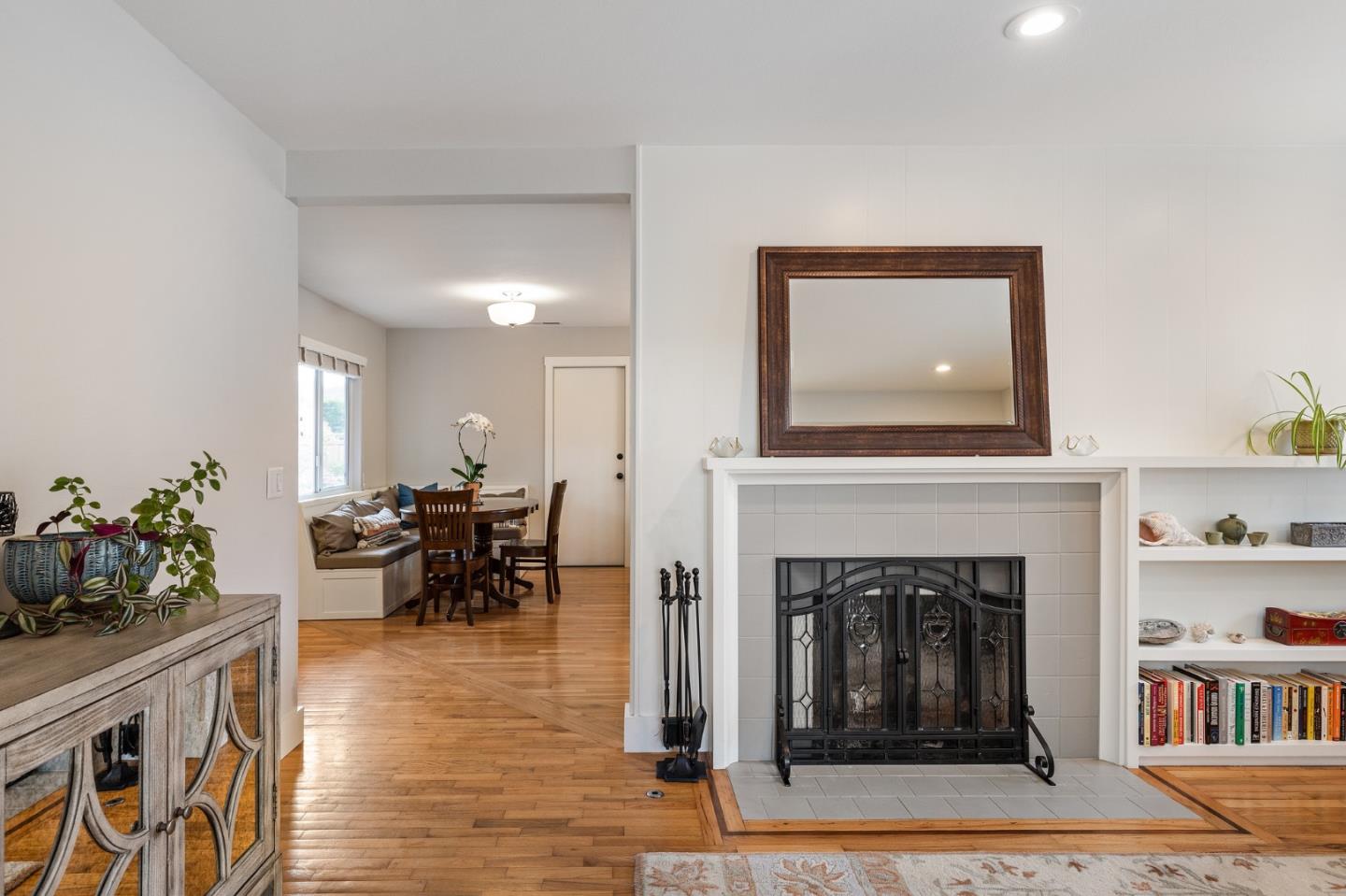 26571 Oliver Road Carmel, CA 93923 - Photo 21 of 63 a living room with furniture and a fireplace