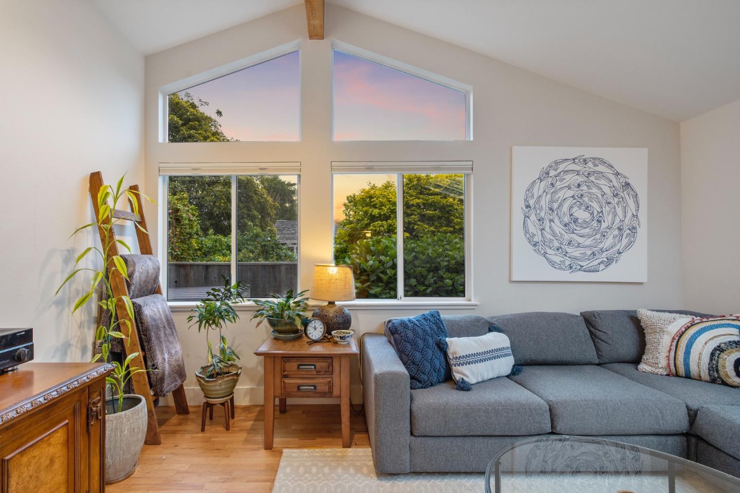 26571 Oliver Road Carmel, CA 93923 - Photo 49 of 63 a living room with furniture and a large window