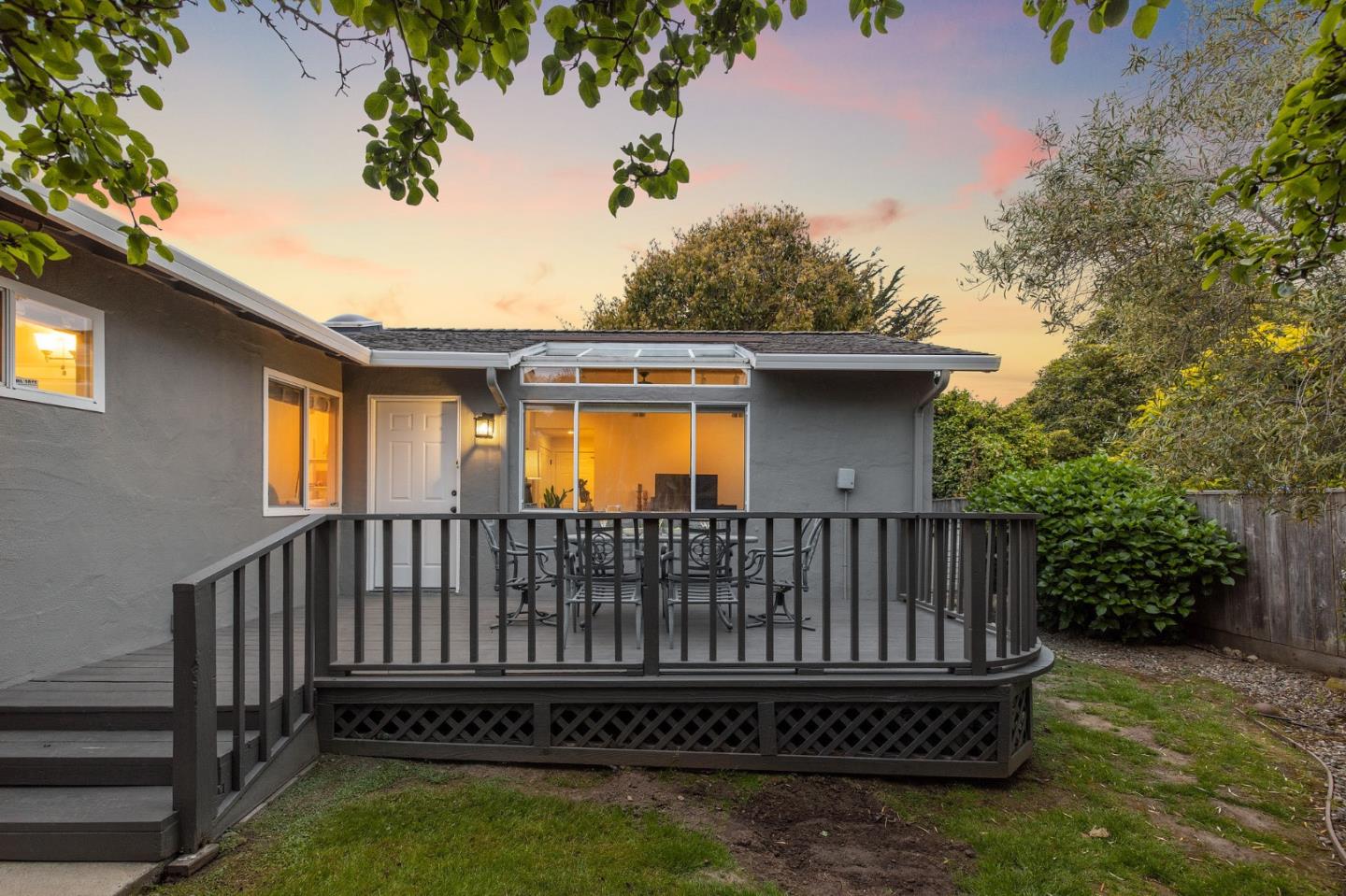 26571 Oliver Road Carmel, CA 93923 - Photo 54 of 63 a view of a wooden bench with a bench