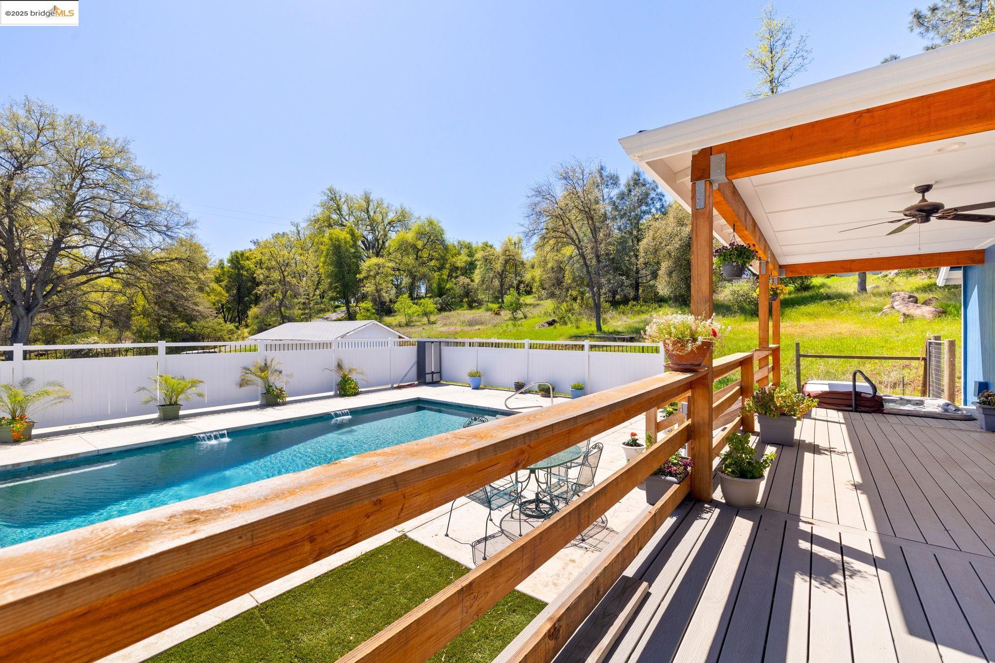 18060 Rob-Ric Road Sonora, CA 95370 - Photo 35 of 52 a view of swimming pool with seating area