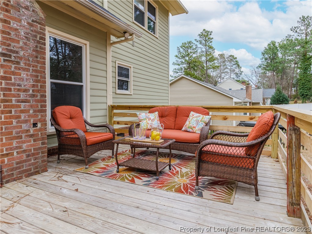 6915 South Staff Road Fayetteville, NC 28306 - Photo 22 of 23 a outdoor space with sitting area