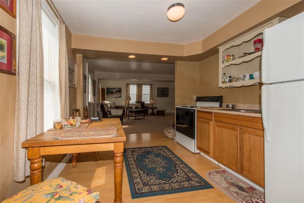 684 Wiscasset Road Boothbay, ME 04537 - Photo 11 of 26 The kitchen with Formica...