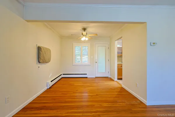 a view of a room with window