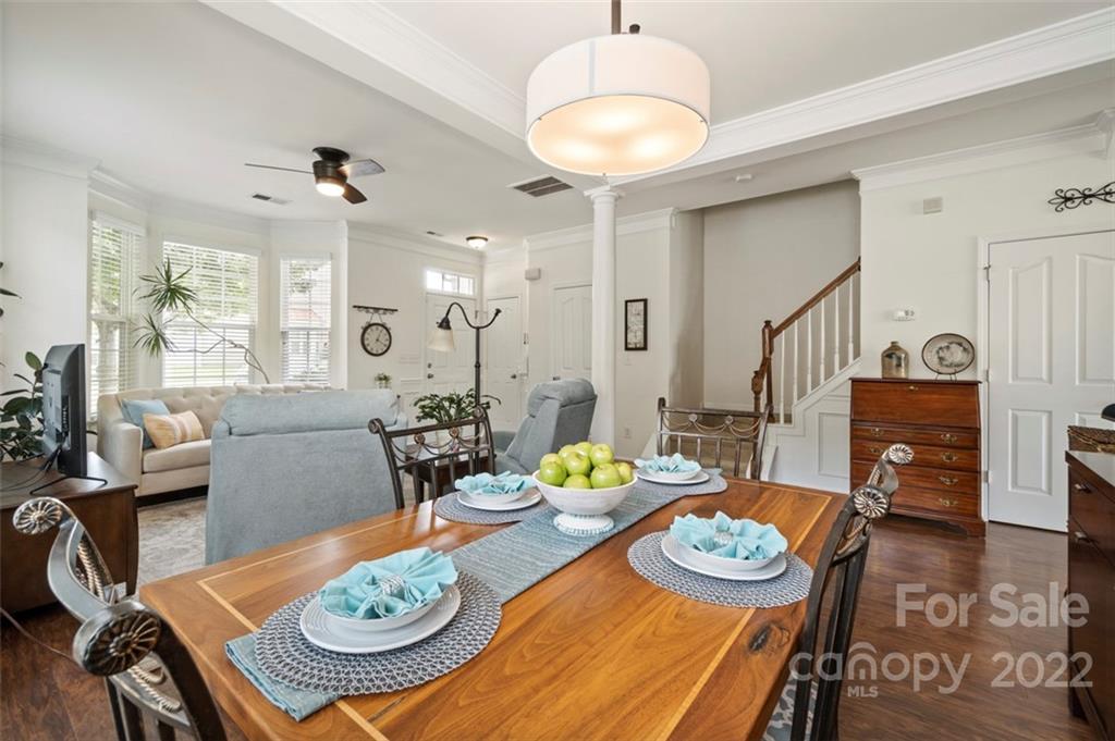 7383 Laurel Valley Road Charlotte, NC 28273 - Photo 13 of 37 a view of a dining room with furniture