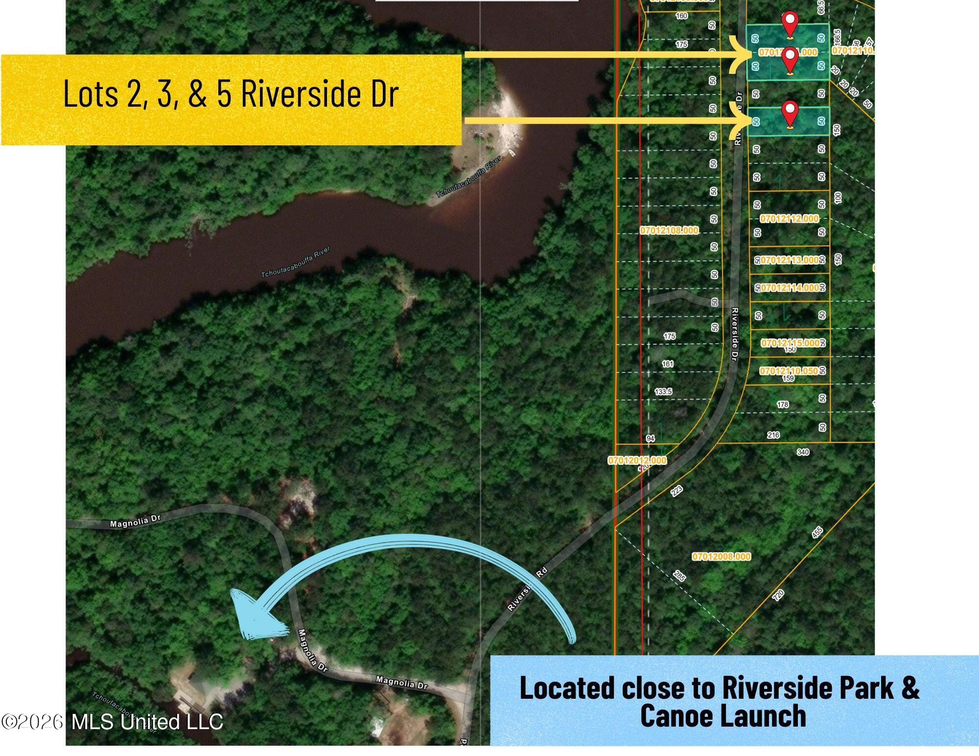 Lots 2, 3, & 5 Riverside Dr