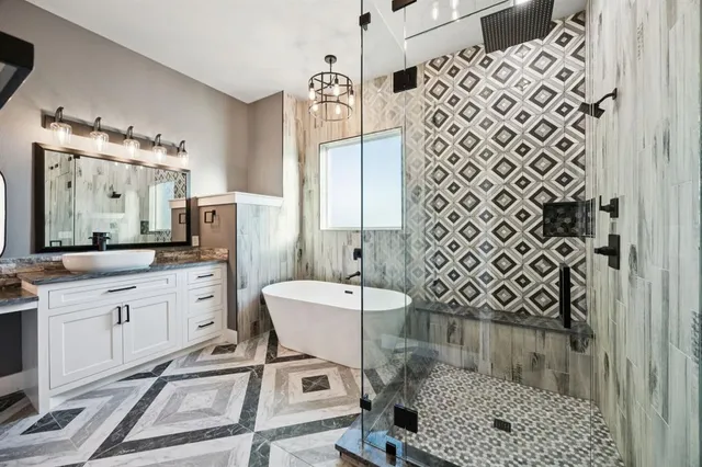 a view of closet area with empty racks