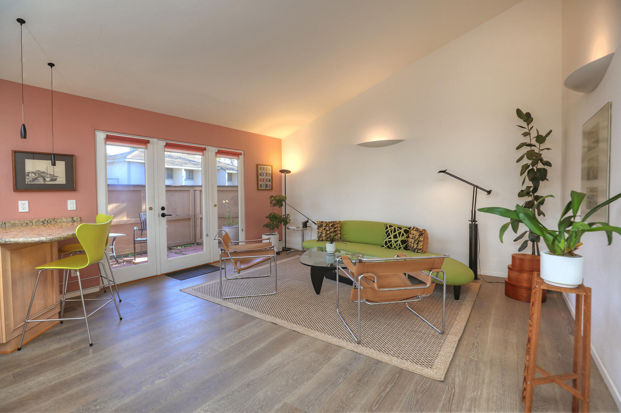 5290 Overpass Road, Unit 4 Goleta, CA 93111 - Photo 2 of 21 a living room with furniture and wooden floor