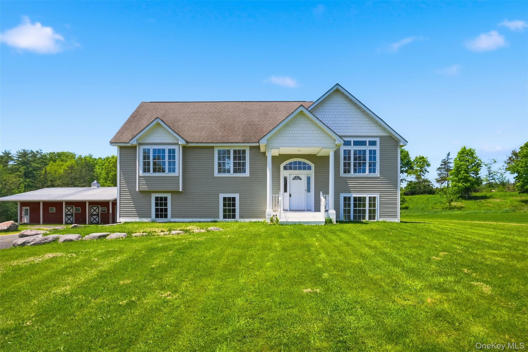 160 Pirog Road Pine Bush, NY 12566 - Photo 2 of 50 a house view with a sitting space and garden