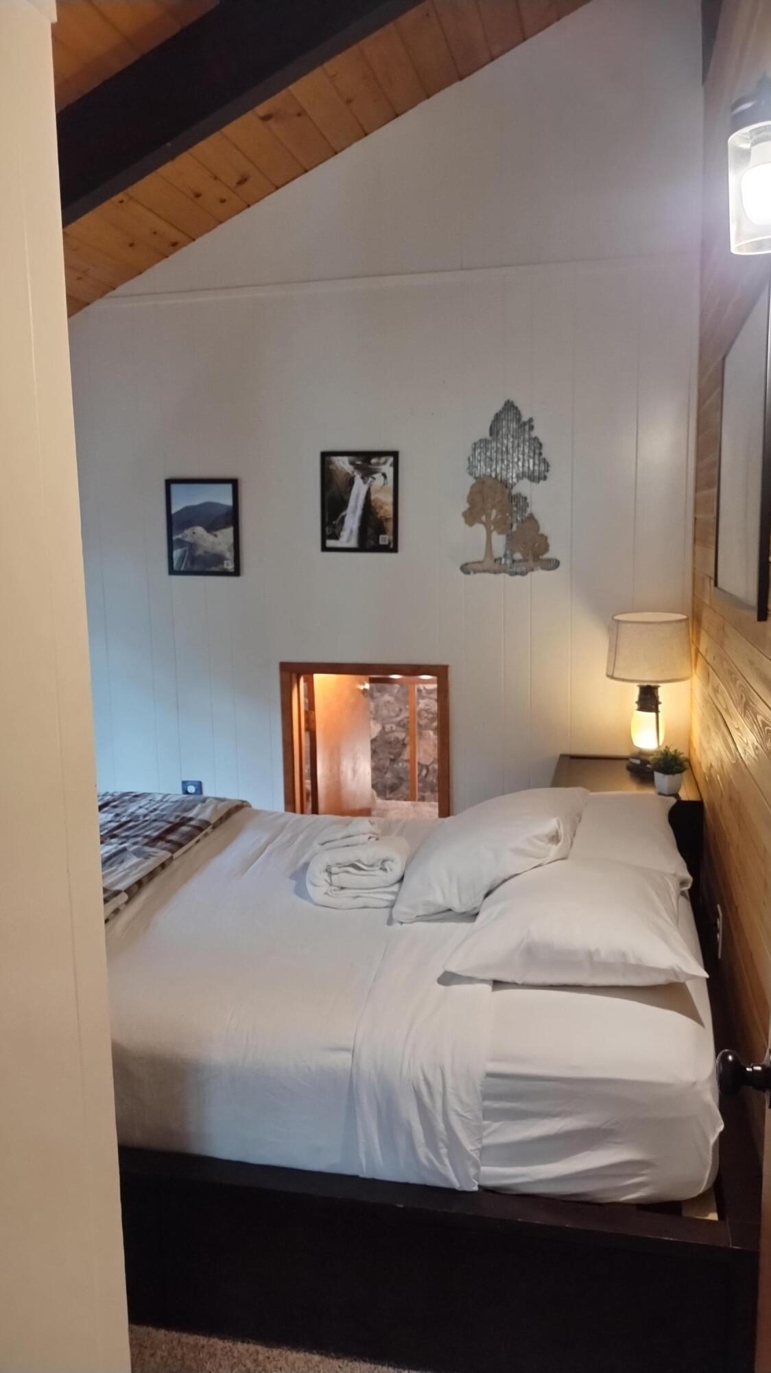 1693 Forest Rte 21S94 Camp Nelson, CA 93265 - Photo 41 of 86 a bedroom with a bed and a wall painting